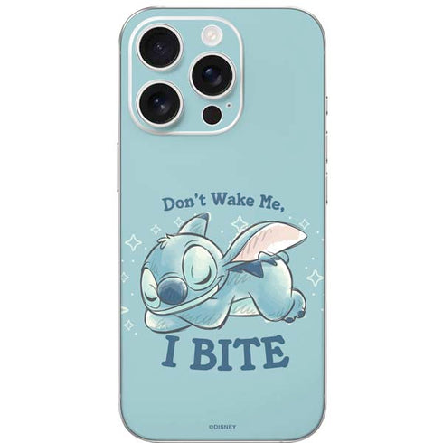 Disney Lilo and Stitch Dont Wake Me I Bite iPhone 16 Pro Skin